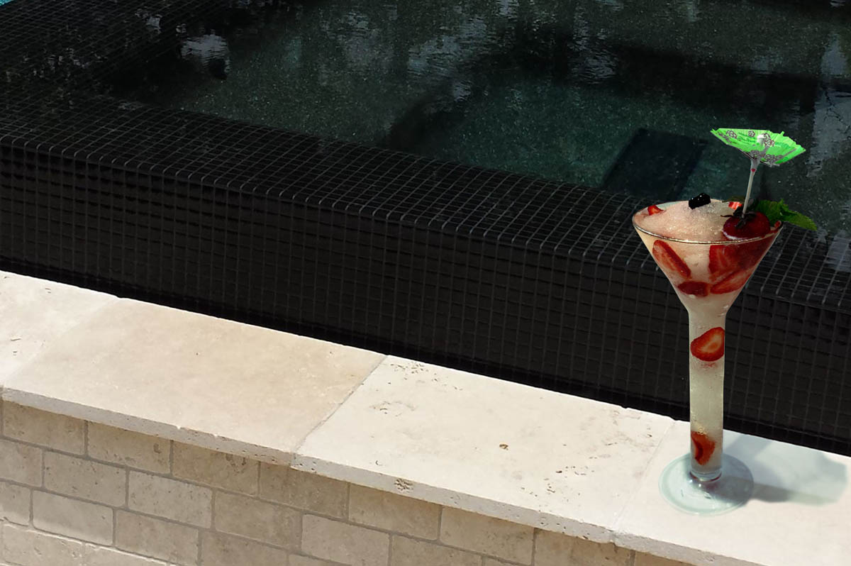 Frose by the pool