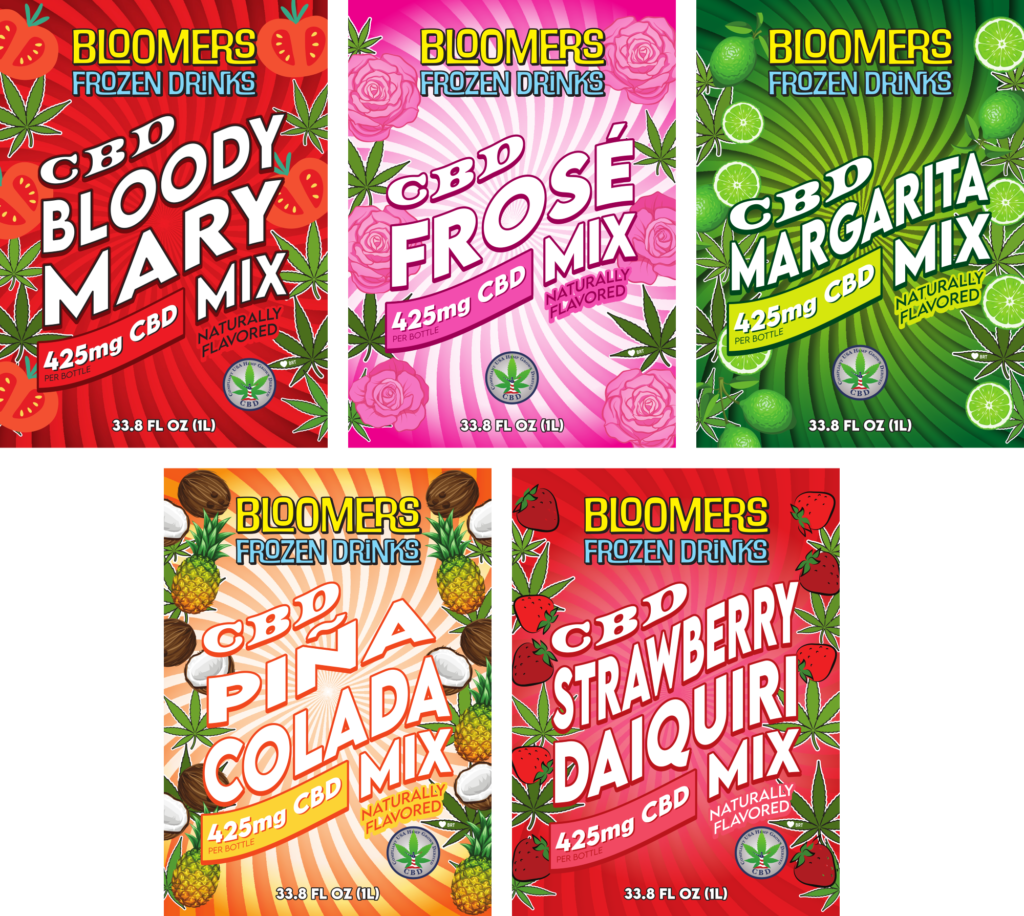 Bloomers Frozen Drinks CBD Mixers