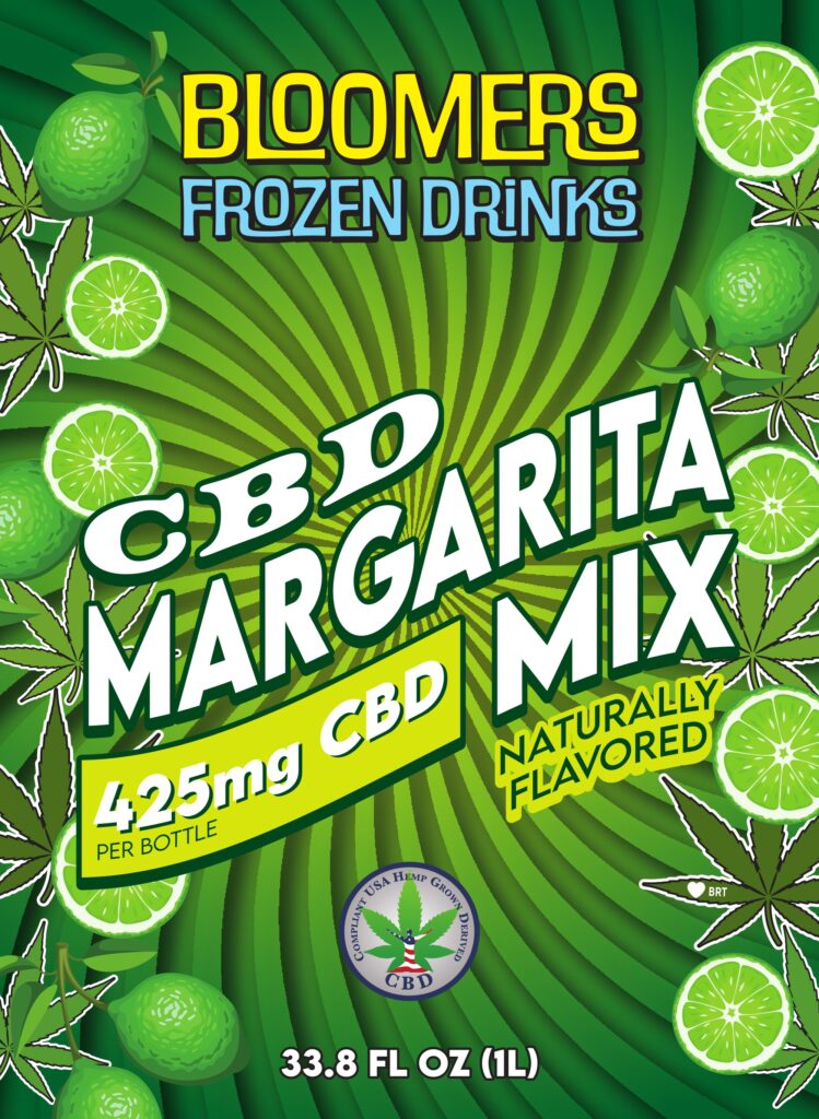 Bloomers Frozen Drinks CBD Margarita Mix