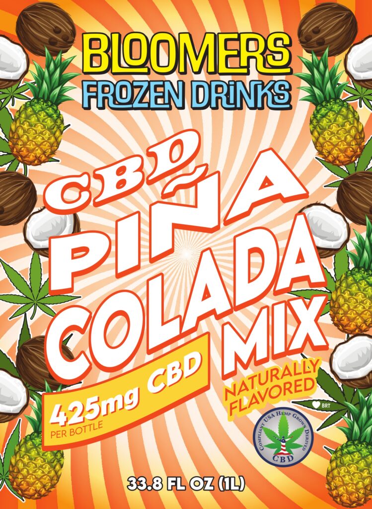 Bloomers Frozen Drinks CBD Piňa Colada Mix