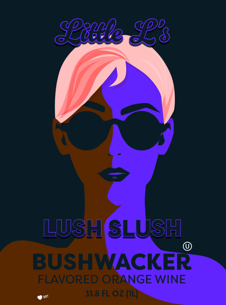 Little L's Lush Slush Bushwacker Flavored Orange Wine