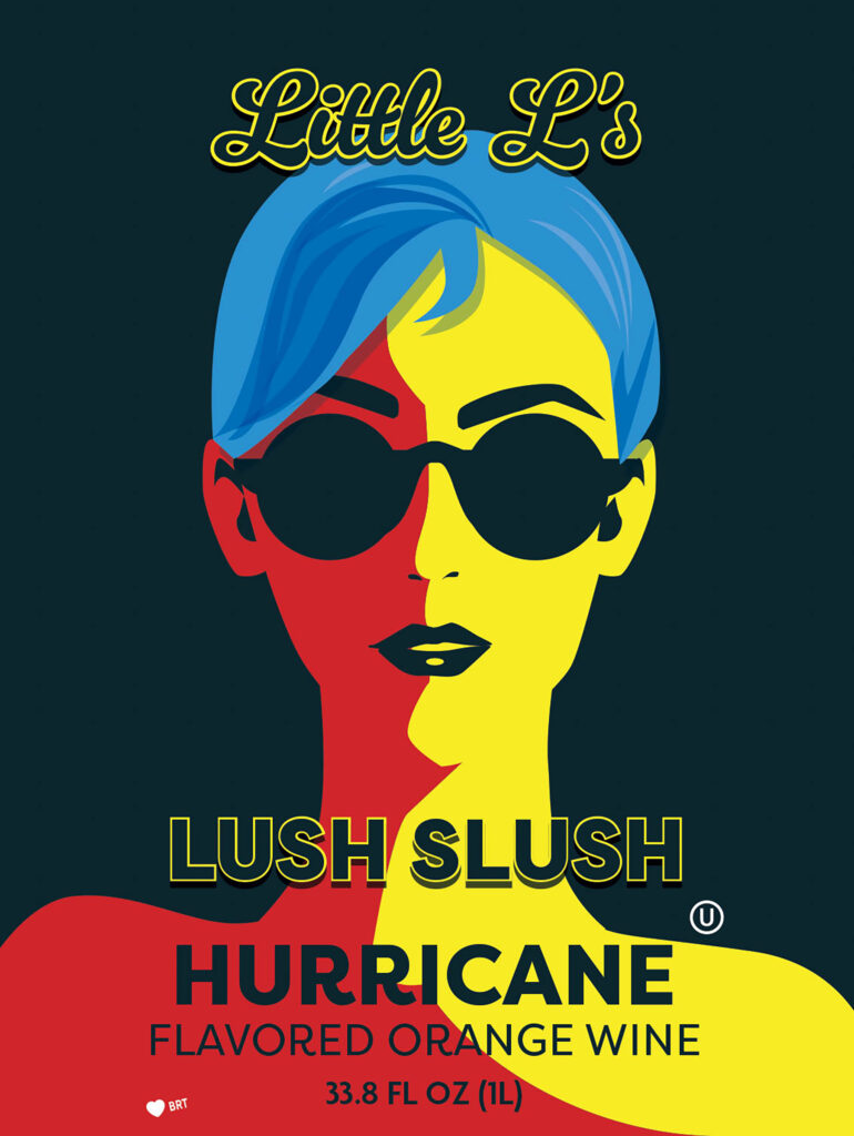 Little L's Lush Slush Hurricane Flavored Orange Wine