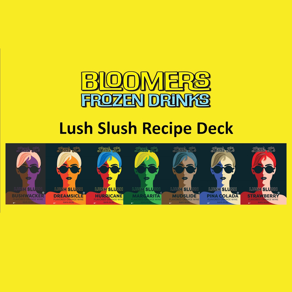 Cover page of the Lush Slush Recipe Deck